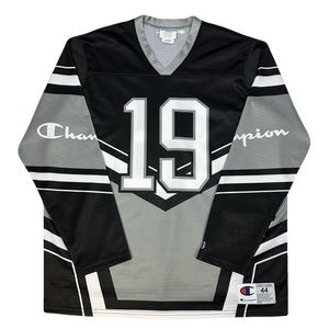 Rare Vintage Style Champion Hockey Athletic Long Sleeve Jersey Shirt